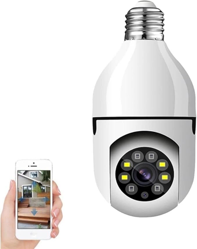 Tecnologia Inteligente na Segurança: Explorando a Câmera Lâmpada Wi-Fi 360° com Visão Noturna 1 Tecnologia Inteligente na Segurança: Explorando a Câmera Lâmpada Wi-Fi 360° com Visão Noturna