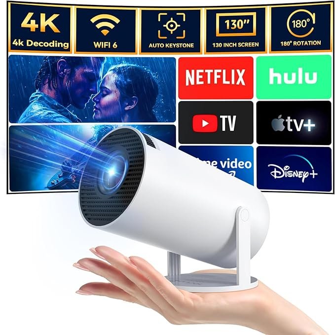 Transforme Qualquer Espaço em um Cinema com o Mini Projetor Portátil LucZeng 4 Transforme Qualquer Espaço em um Cinema com o Mini Projetor Portátil LucZeng