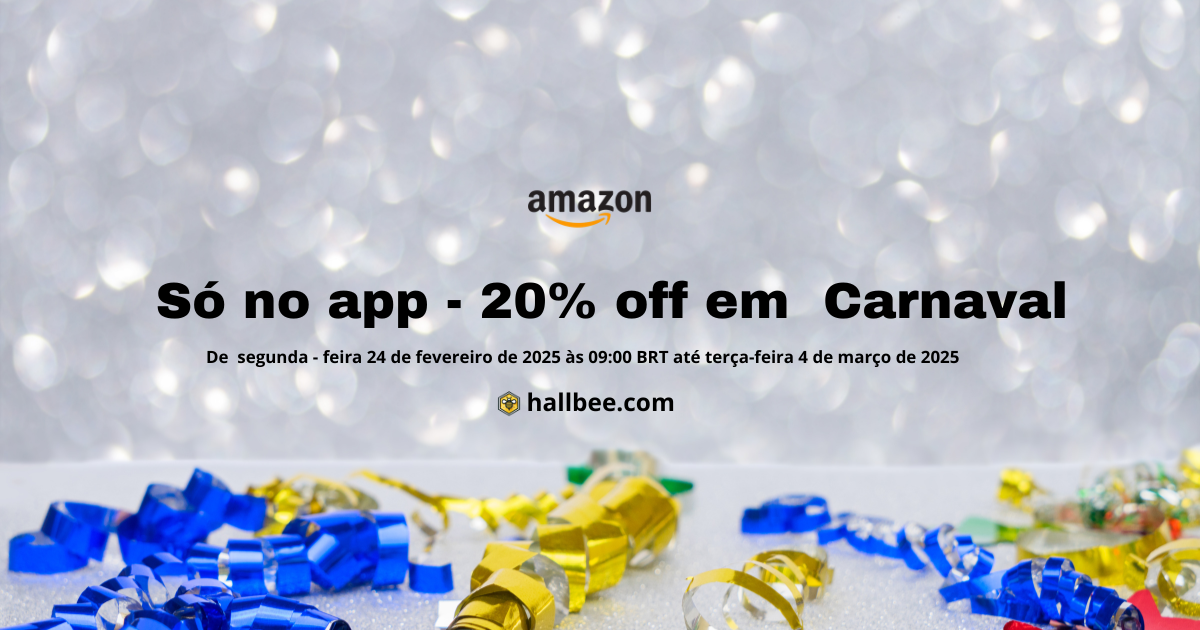 Só no app Amazon - 20% off em Carnaval: Aproveite as Ofertas Exclusivas _hallbee_so-no-app-20-off-em-carnaval_amazon_3.jpg