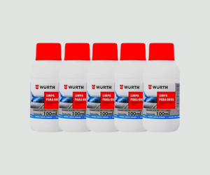 5 Unidades Limpador de Parabrisa Líquido Para Reservatório do Carro 100ml Wurth