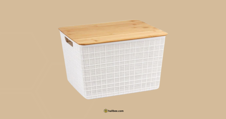 Oikos - Caixa Organizadora 18L com Tampa de Bambu Branca: Organização com Estilo 2 Oikos – Caixa Organizadora 18L com Tampa de Bambu Branca: Organização com Estilo