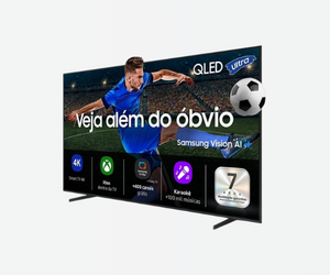 O Veredito sobre a Samsung Vision TV 43" QEF1 2025 e a Promessa de 7 Anos 4 A Samsung Vision AI TV 43" QLED 4K QEF1 2025 combina cores Pantone e Processador Q4 AI. Análise técnica do desempenho e longevidade prometida.