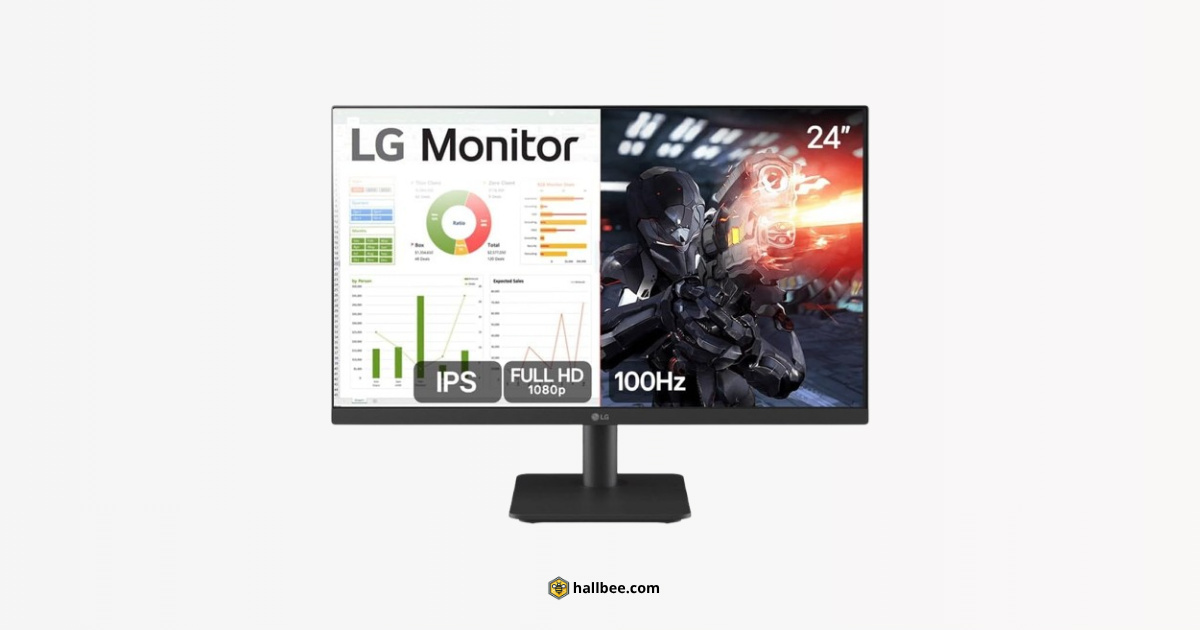 hallbee analise tecnica monitor pc gamer lg 24ms500